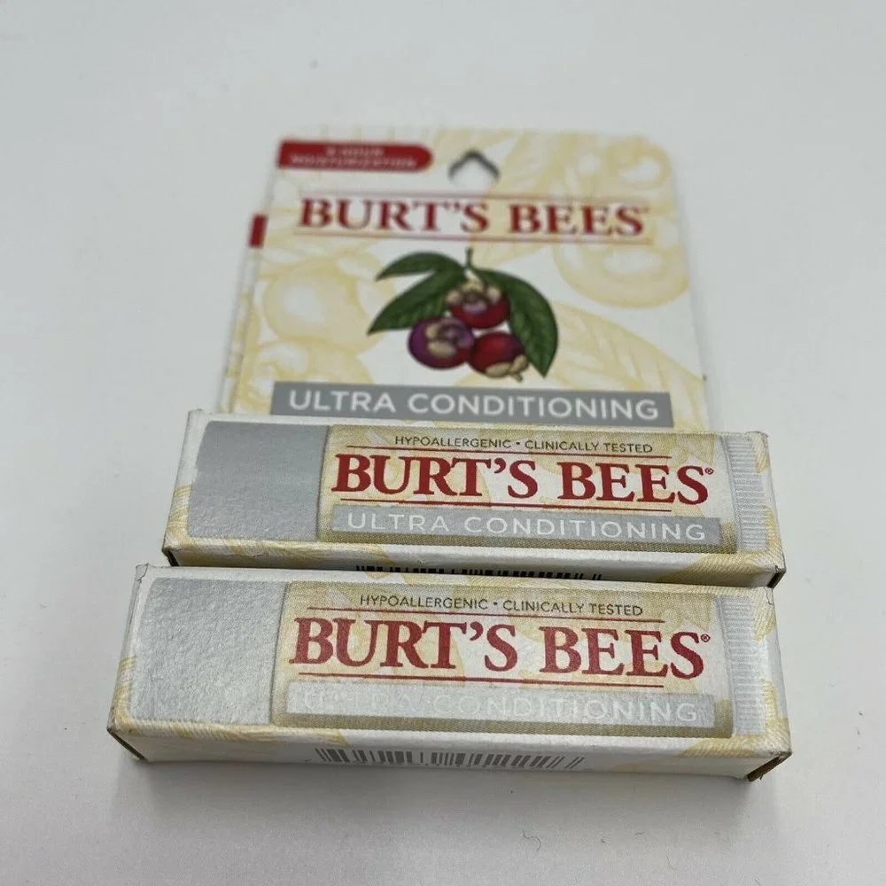 2 x 4.25g Burts Bees Lip Balm Ultra Conditioning
